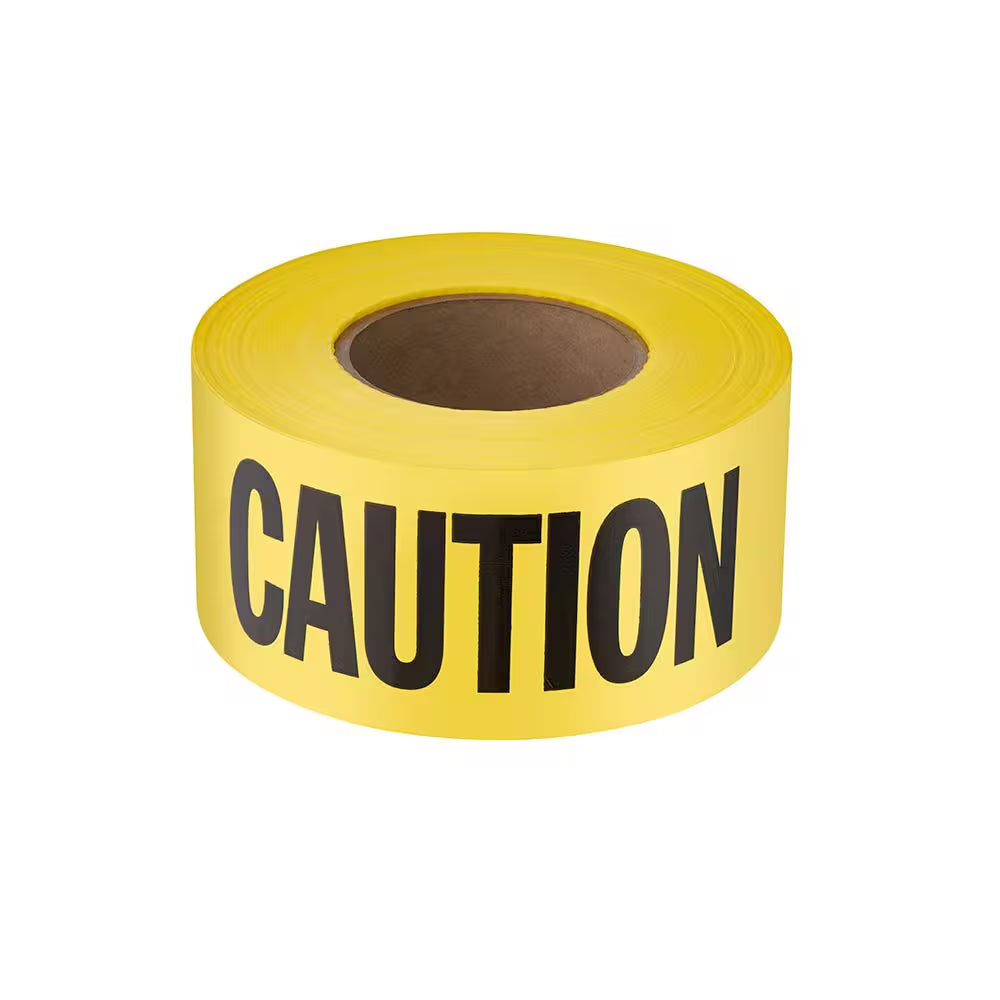 3 In. X 1000 Ft. Caution/Cuidado Standard Barricade Tape