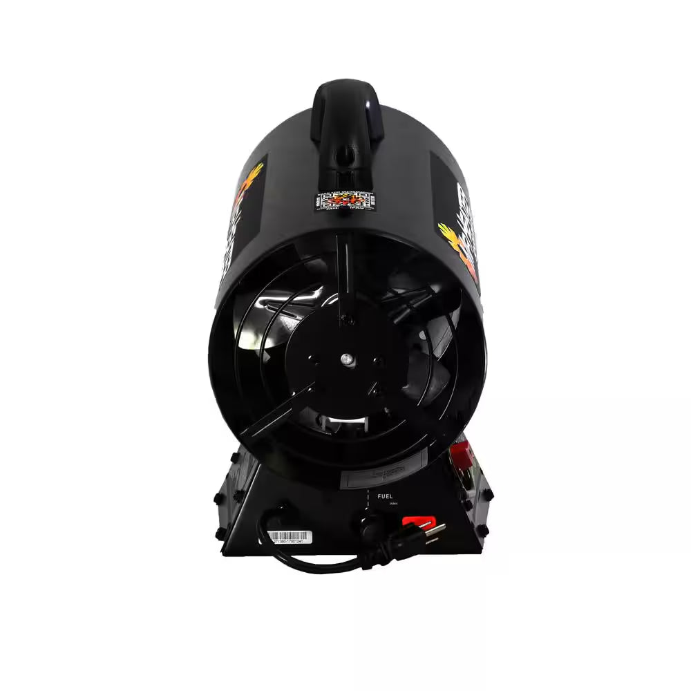 125,000 BTU Forced Air Propane Outdoor Space Heater with Quiet Burner Technology (3,000 Sq. Ft. Heating Area)
