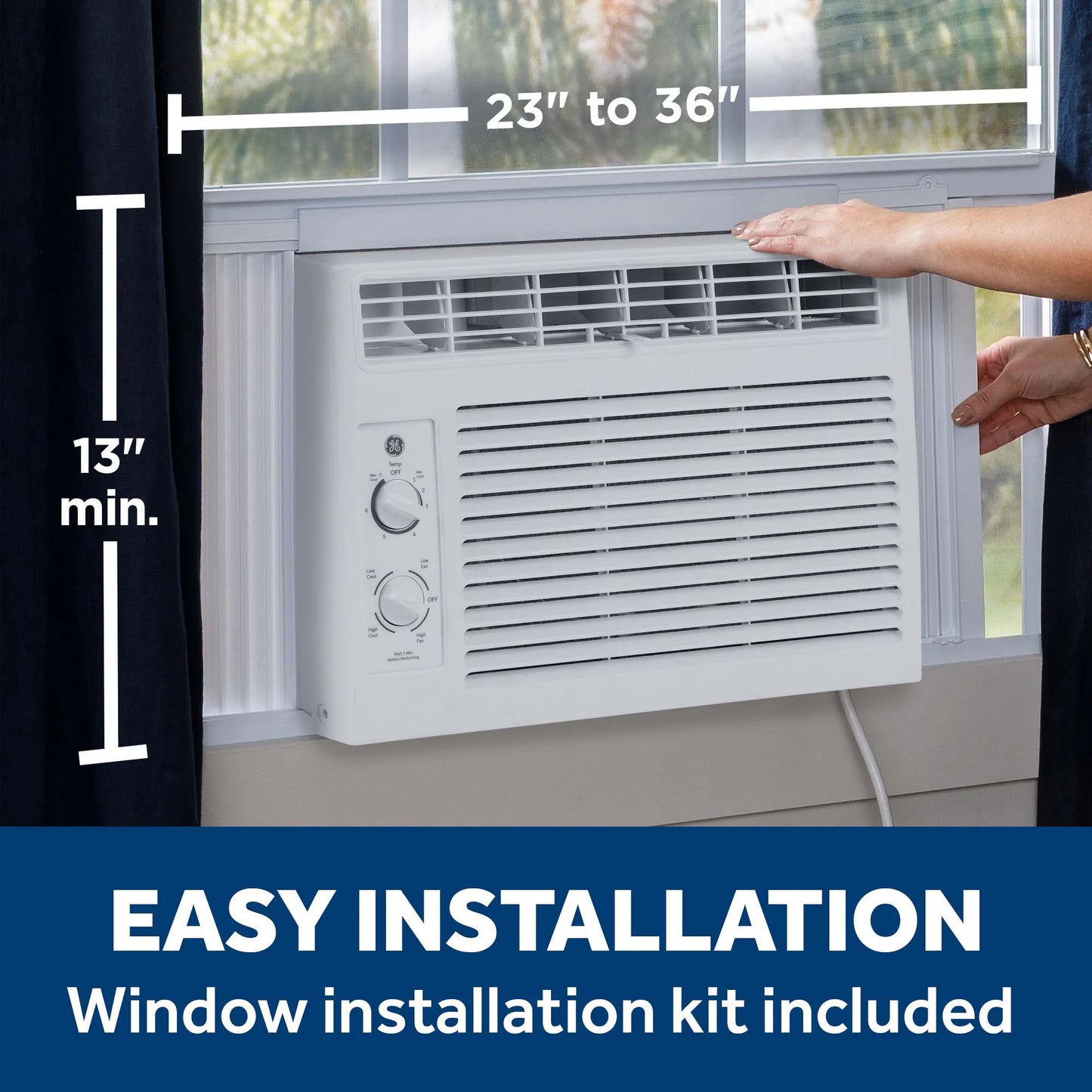 Small Room Window Air Conditioner , ( 115-Volt , 5000-BTU )