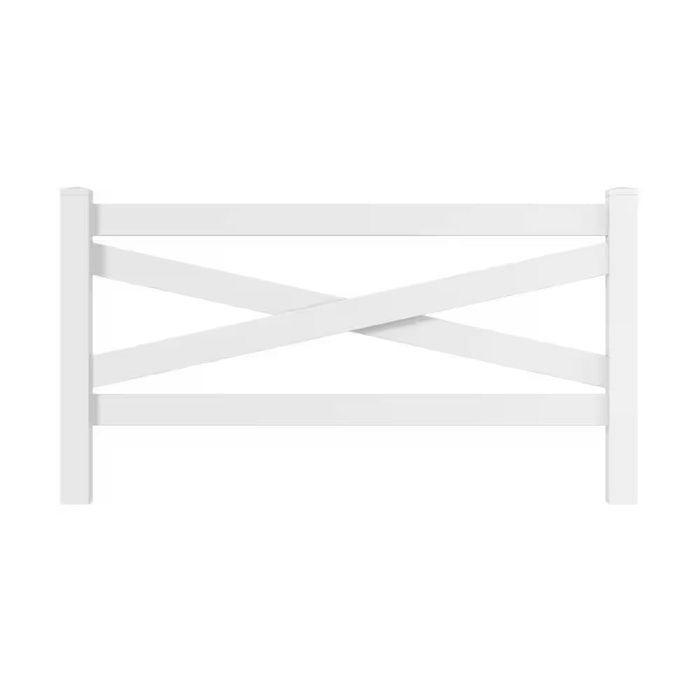 1-1/2 In. X 5-1/2 In. X 8 Ft. Vinyl Ranch Fence Rail