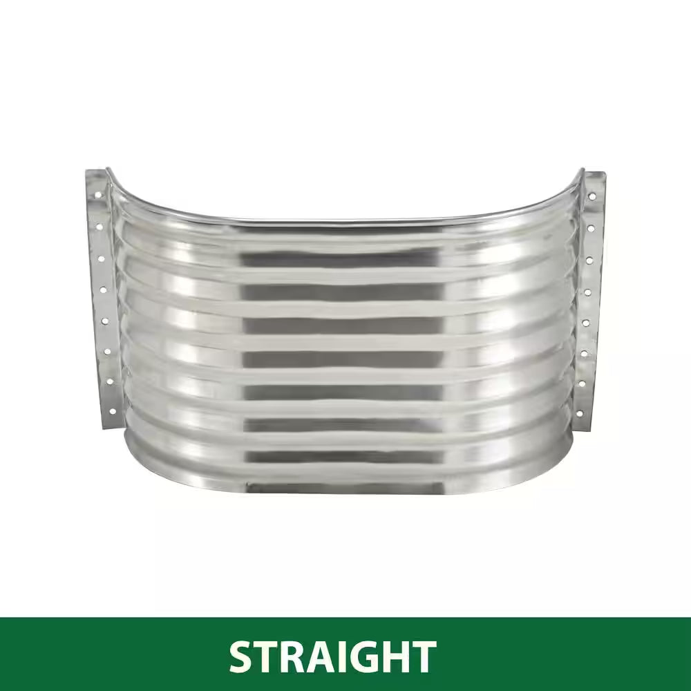 37 In. X 12 In. X 24 In. Steel Straight Area Window Well