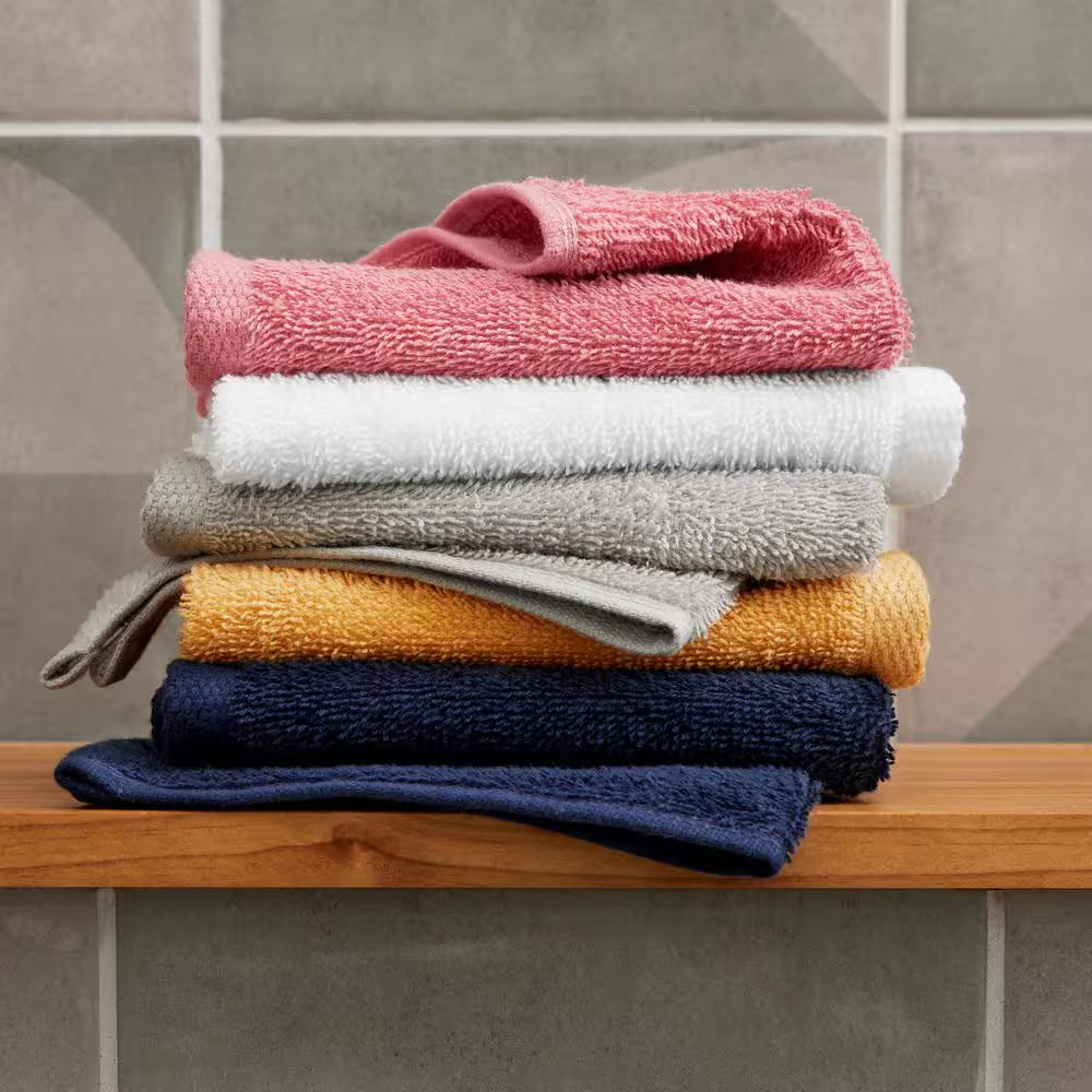 Cotton 8-Piece Midnight Washcloth Set