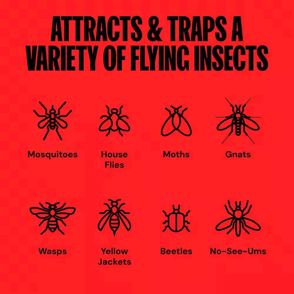 1/2 Acre Outdoor Flying Insect Trap