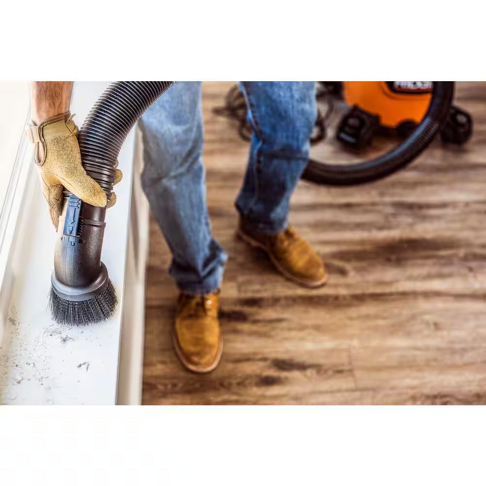 2-1/2 In. LA2501 Locking Dusting Brush Accessory Shop Vacuum Attachment for  Wet Dry Vacs Hoses and Wands