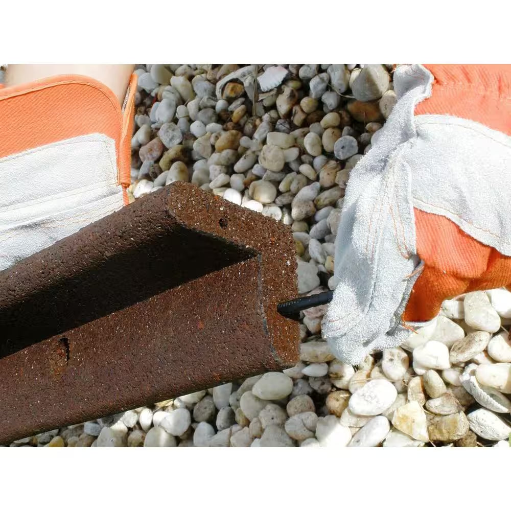 Ecoborder 4 Ft. Brown Rubber Landscape Edging (6-Pack)