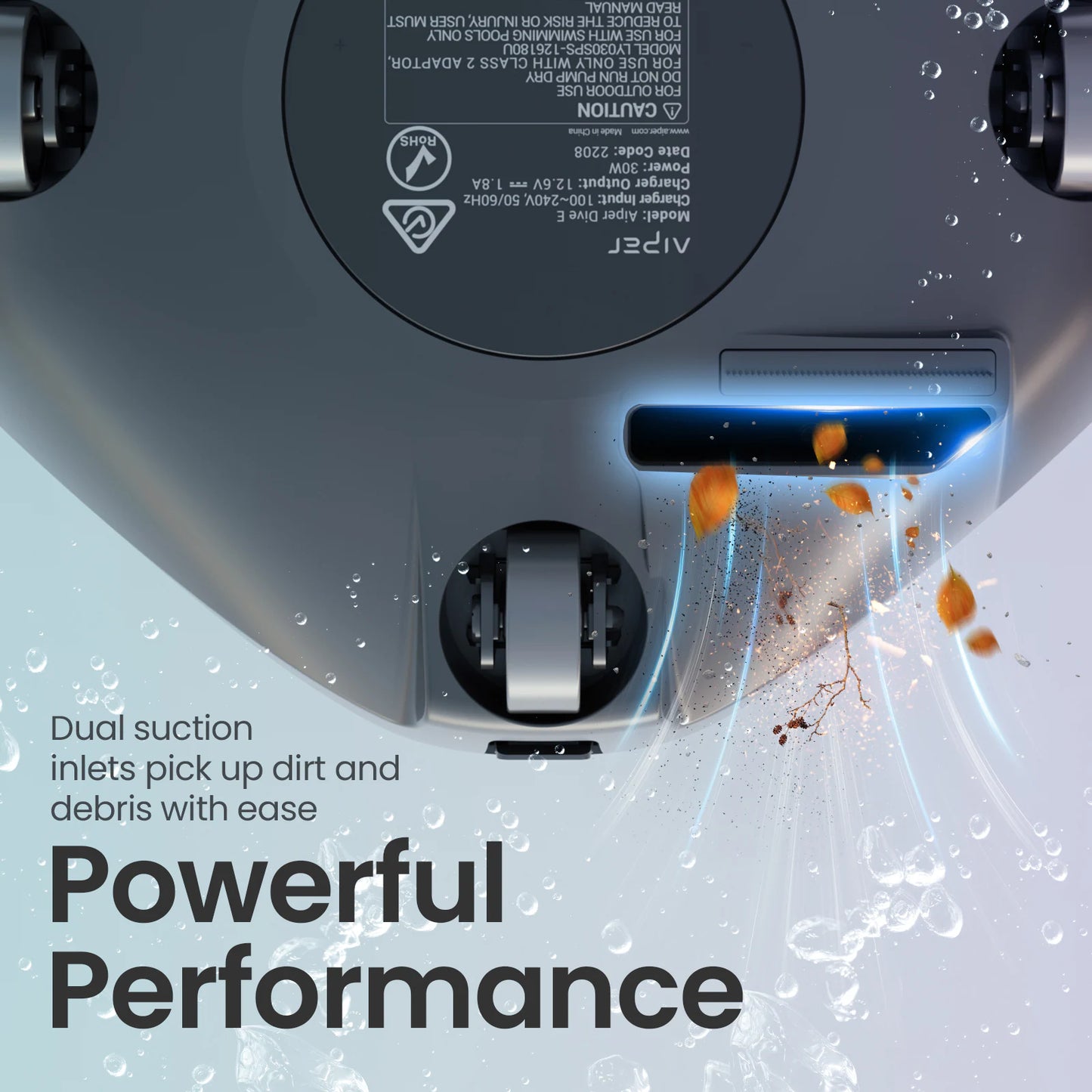 SG 800B Cordless 3.1-In Robotic Pool Vacuum