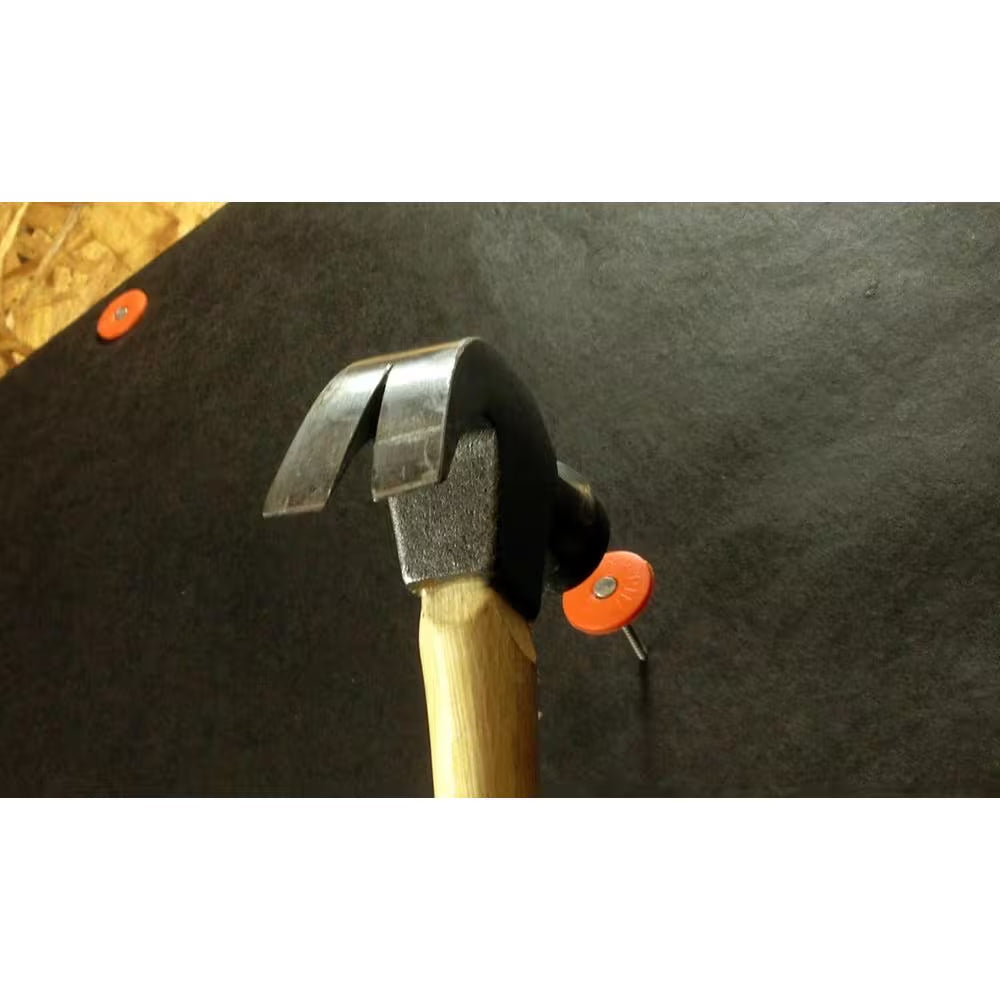 1 In. X 12-Gauge Plastic round Cap Roofing Nail (3,000-Pack)