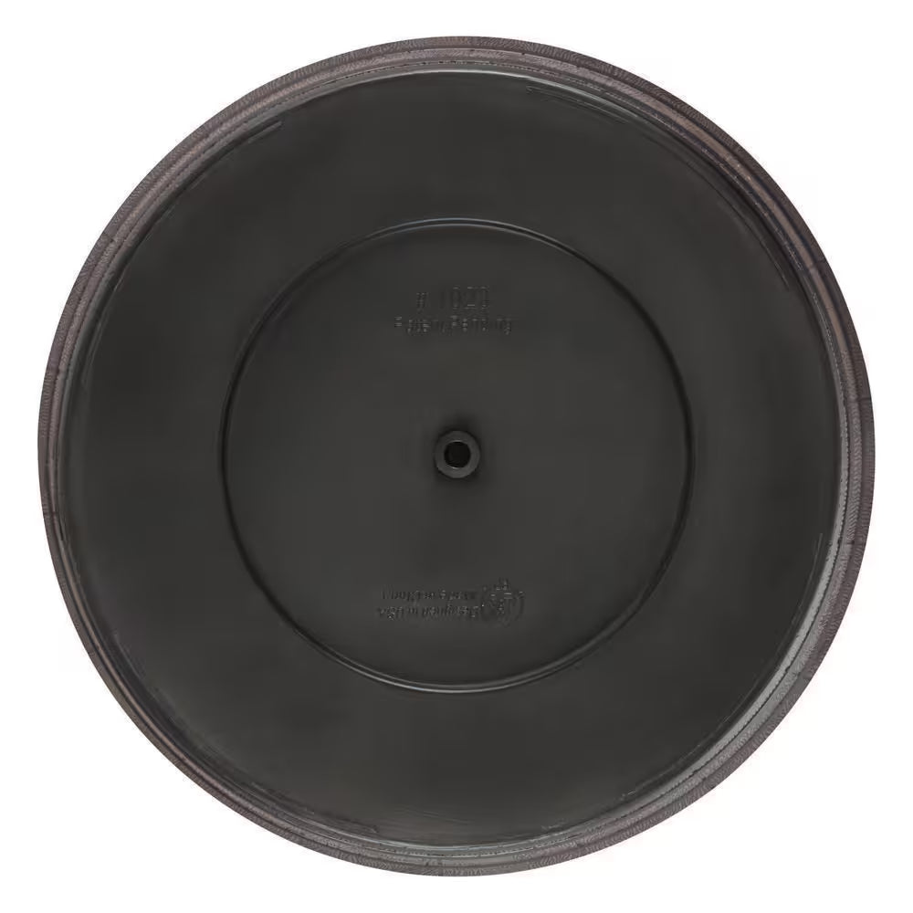 Cameron Whiskey Barrel Large Brown Resin round Planter (22 In. L X 22 In. W X 13.5 In. H)