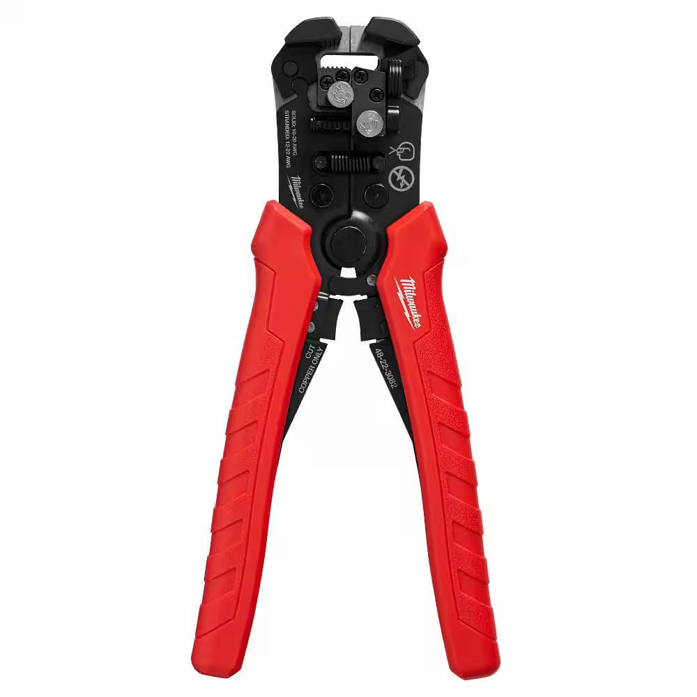 Self-Adjusting Wire Stripper/Cutter with Comfort Grip