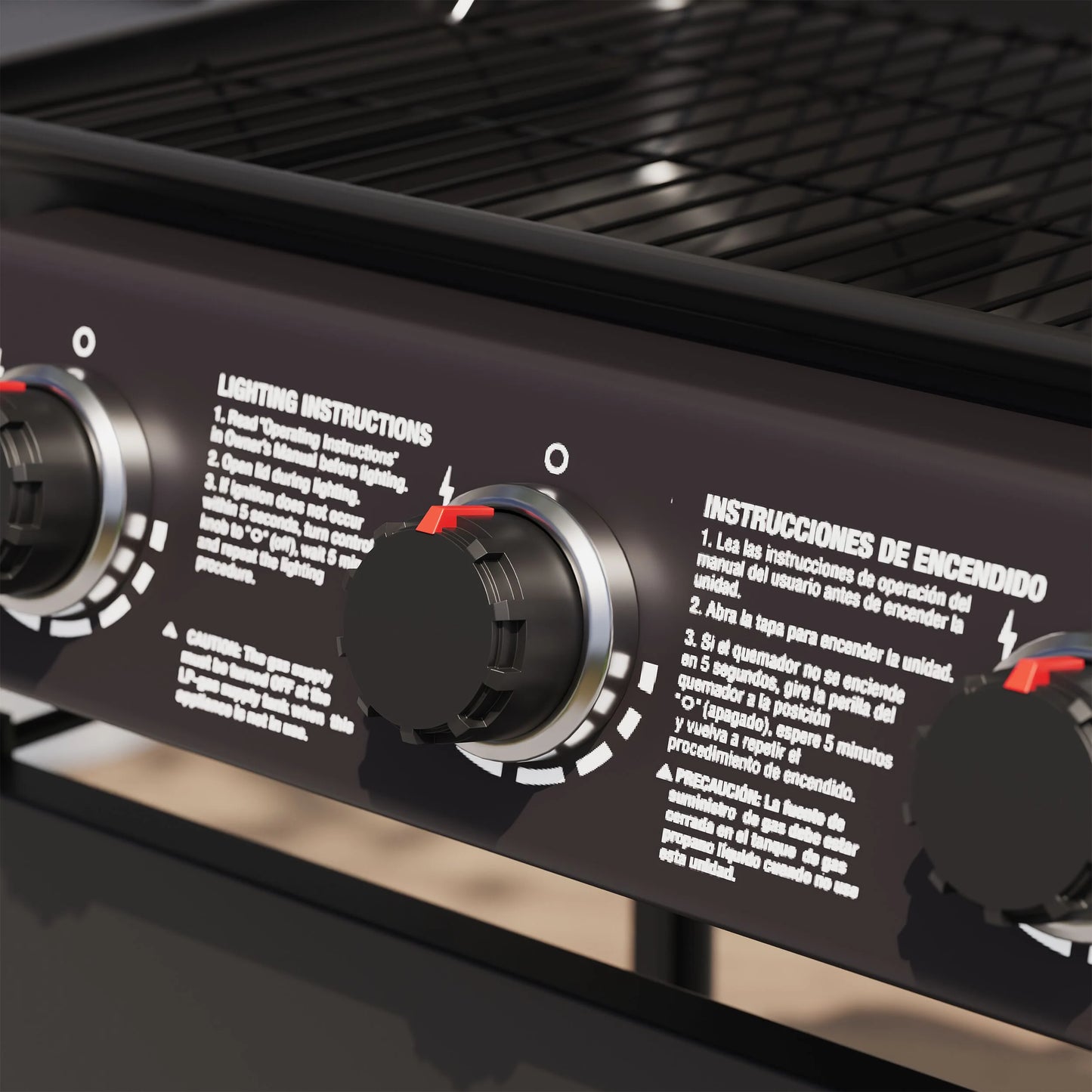 Large 550-Sq.In Black 3 -Burner Liquid Propane Gas Grill