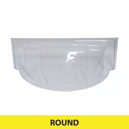39 In. W X 17 In. D X 15 In. H Economy round Bubble Window Well Cover