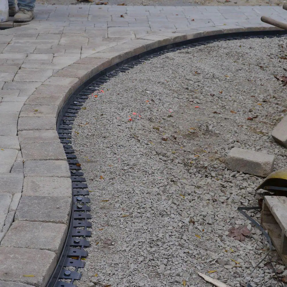 6 Ft. Paver Edging in Black