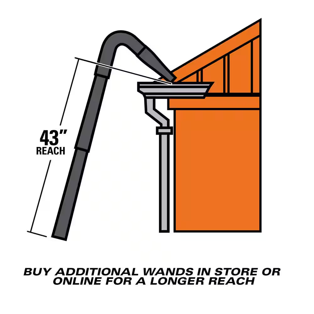 2-1/2 In. VT2515 Gutter Cleaning Accessory Kit Shop Vacuum Attachments for  Wet Dry Vacs Hoses and Wands