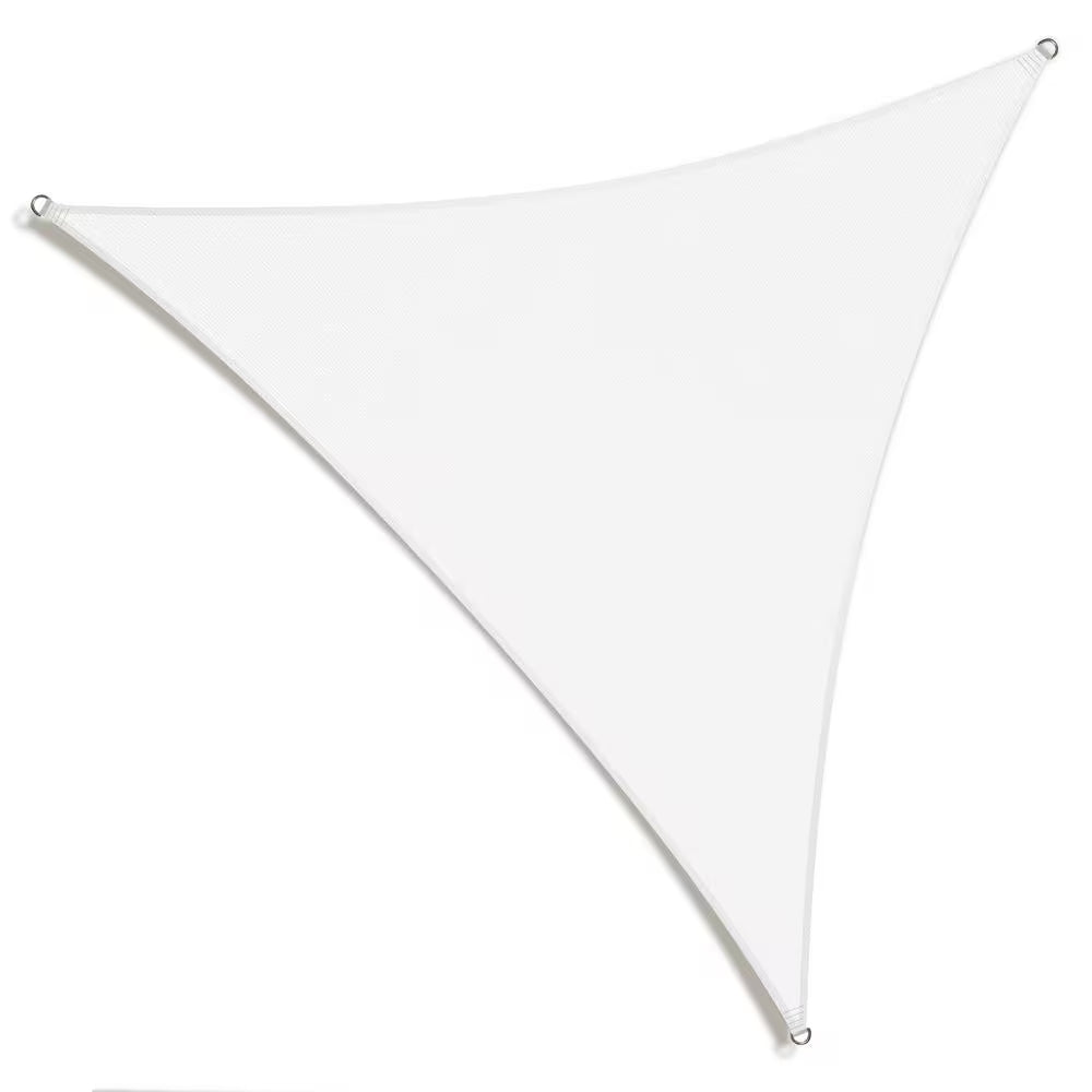 20 Ft. X 20 Ft. X 20 Ft. White Triangle Shade Sail