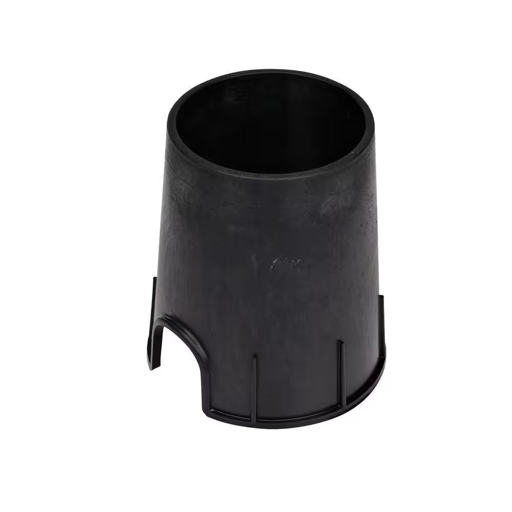 6 In. round Valve Box and Cover, Black Box, Green ICV Cover
