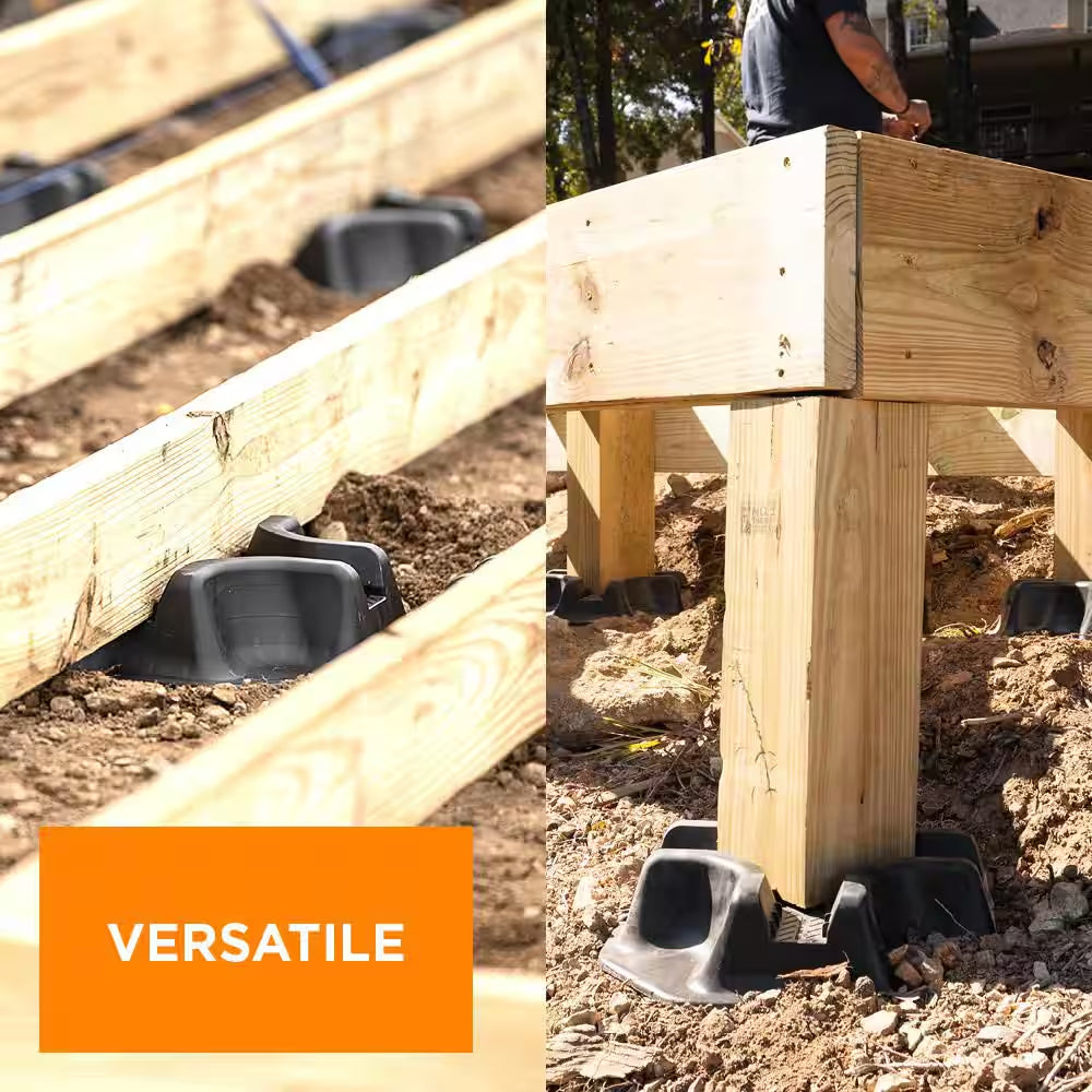 2.2 Lb. Deck Block for Joist and Post Foundation