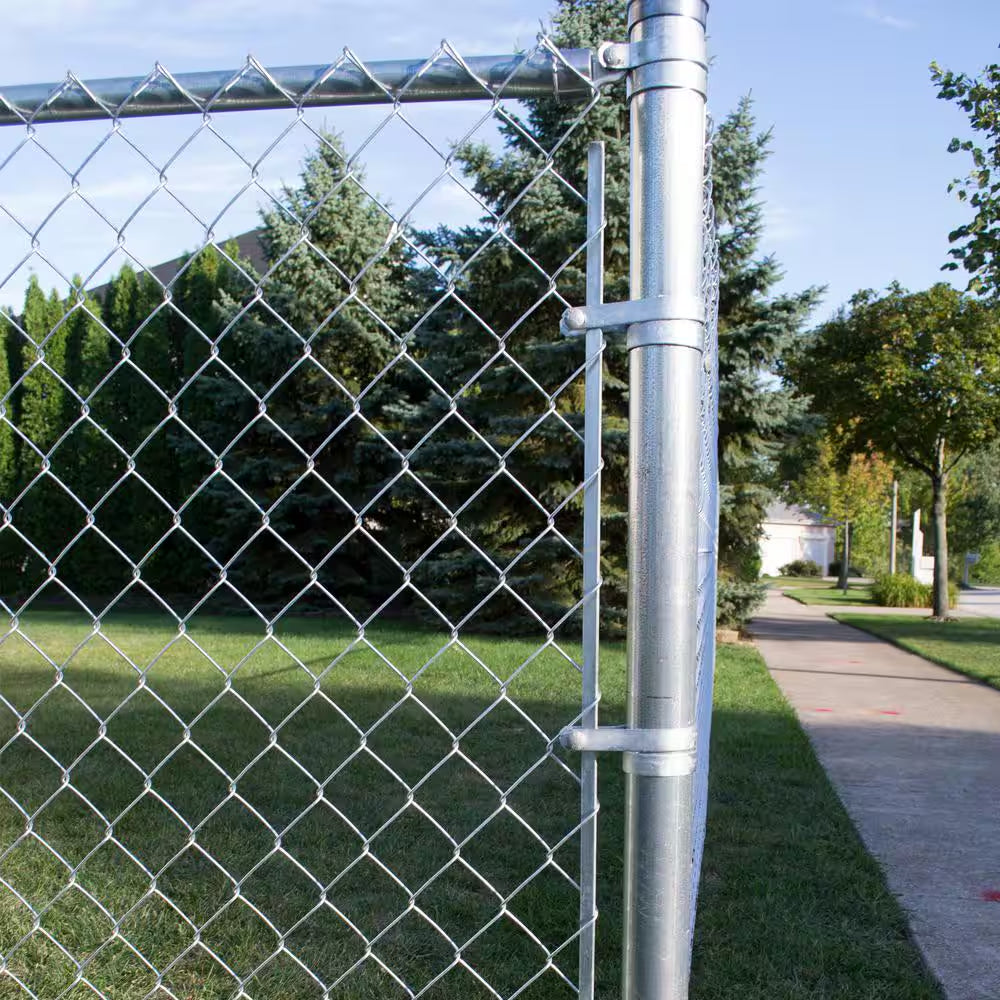 Chain Link Fence 70 In. Galvanized Steel Tension Bar