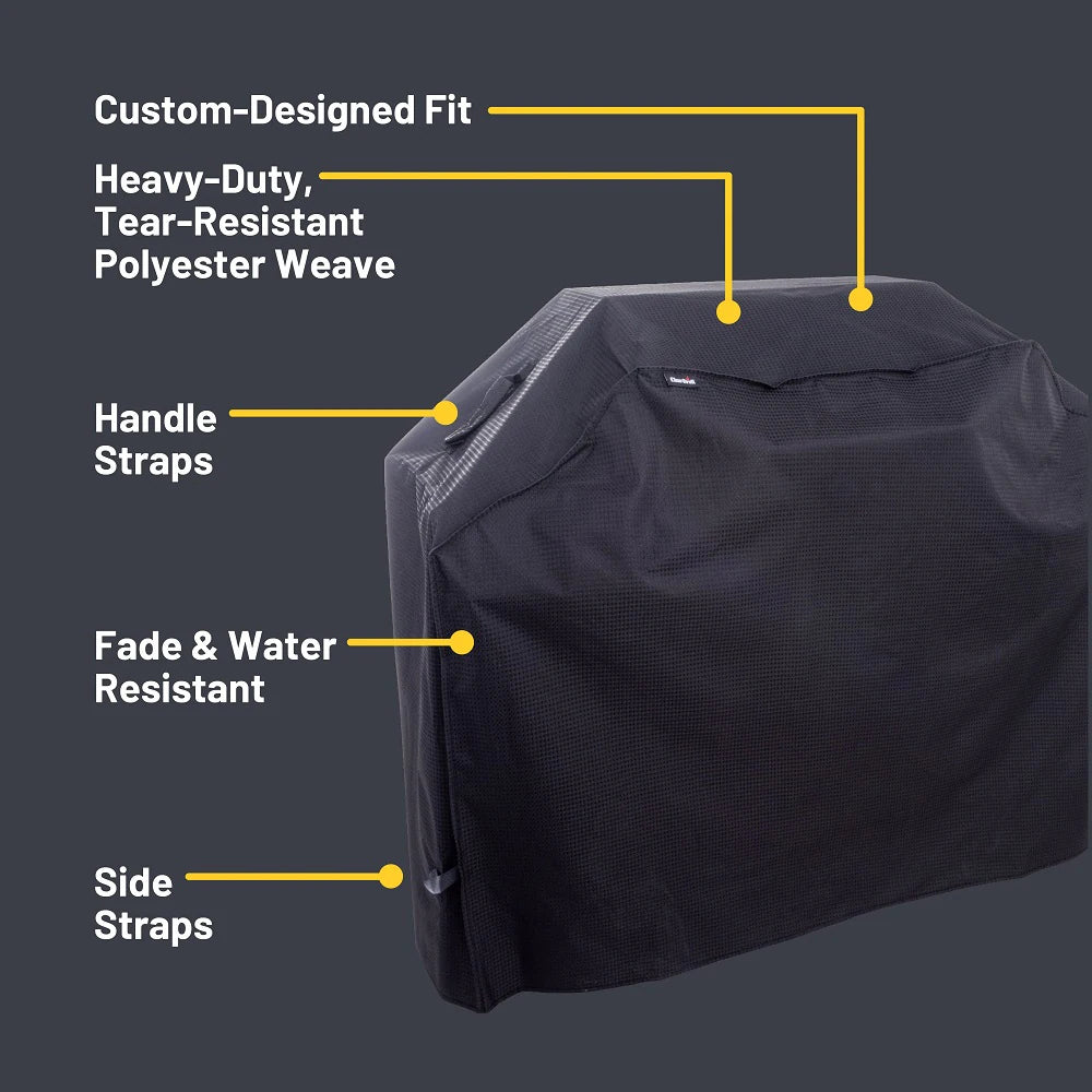 Diamond Series Medium 55-In W X 42-In H Black Fits Most Cover