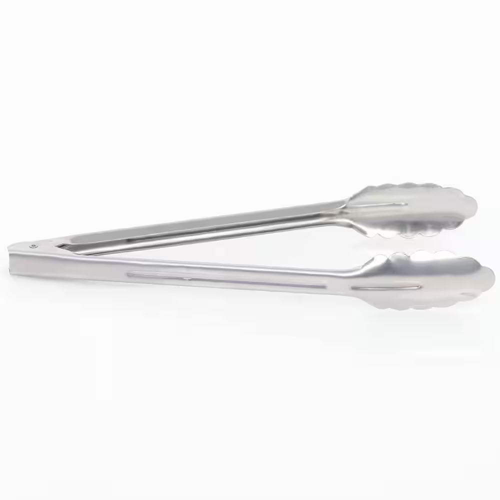 Stainless Steel 12 In. Commercial Heavy Utility Tongs