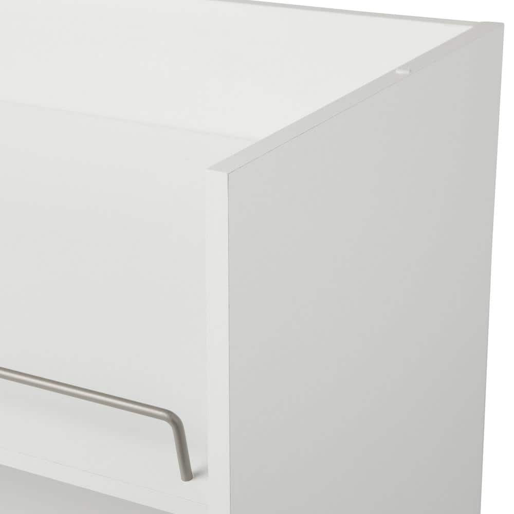 Impressions 3-Shelf White Shoe Organizer