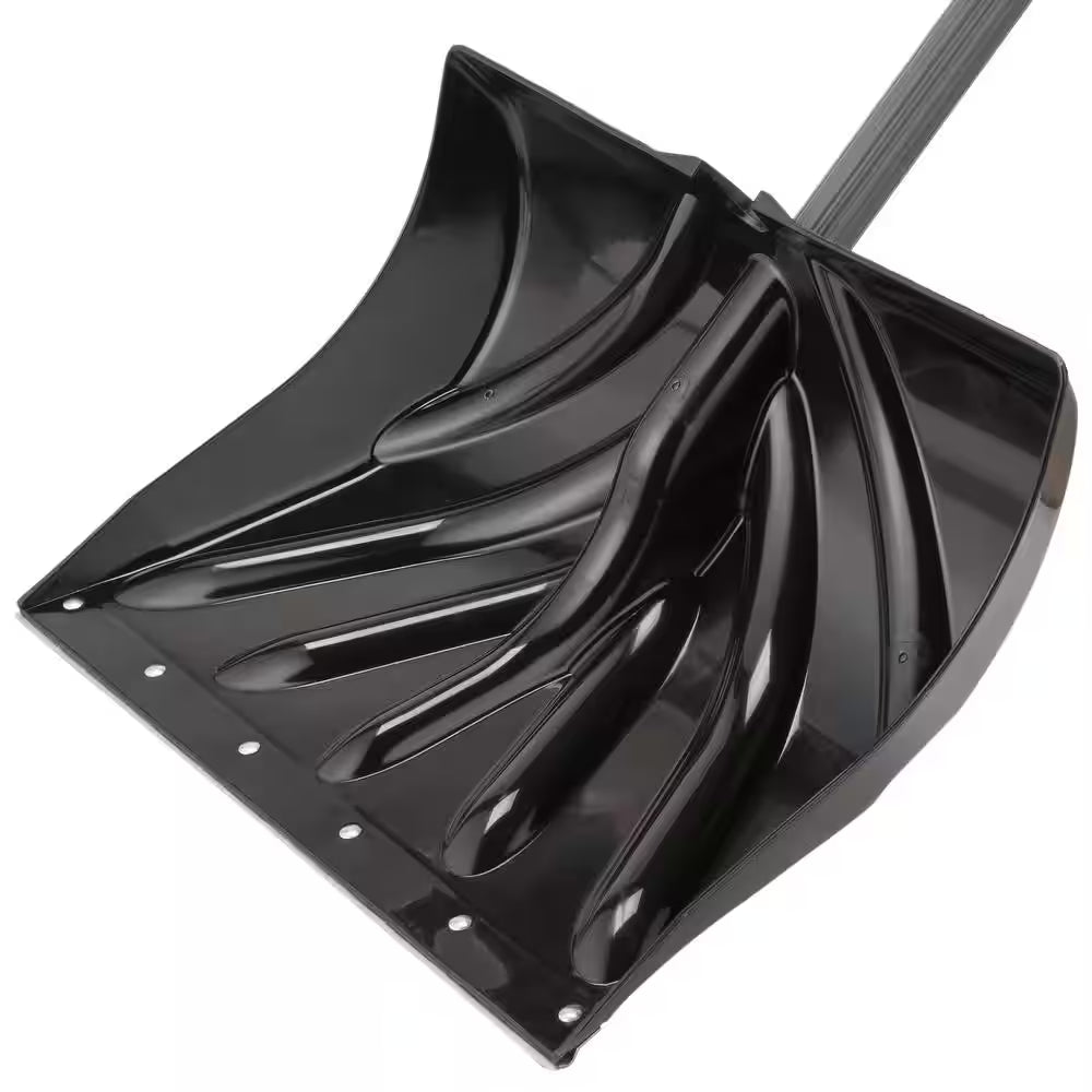 34.5 In. Steel Handle Plastic Blade Mountain Mover Snow Shovel