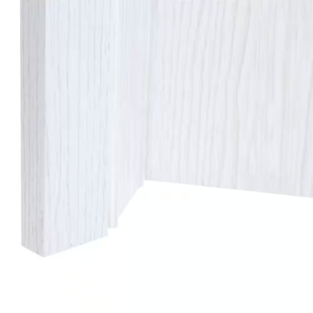 Via 36 In. X 80 In. White Mist Vinyl Accordion Door with Hardware