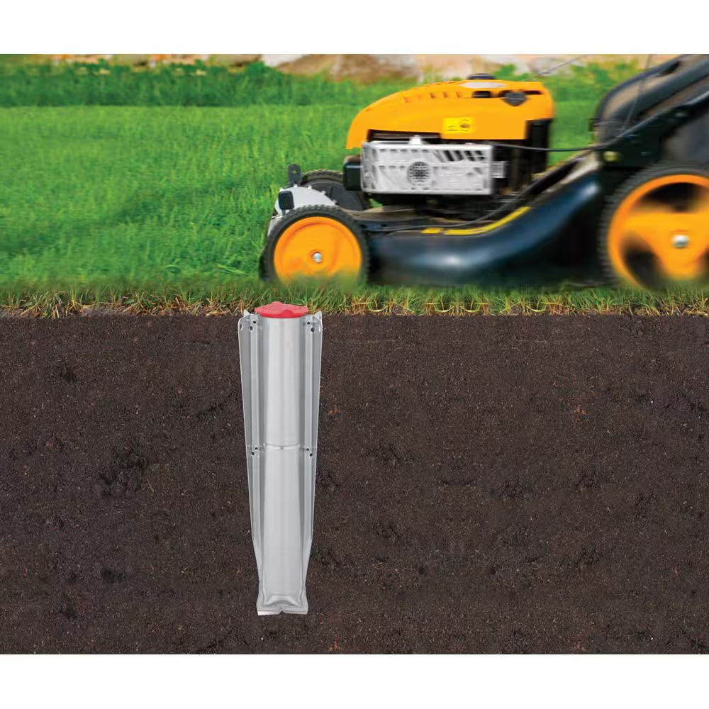 116.1 X 116.1 In. Topspinner Outdoor Rotary Clothesline with Ground Spike