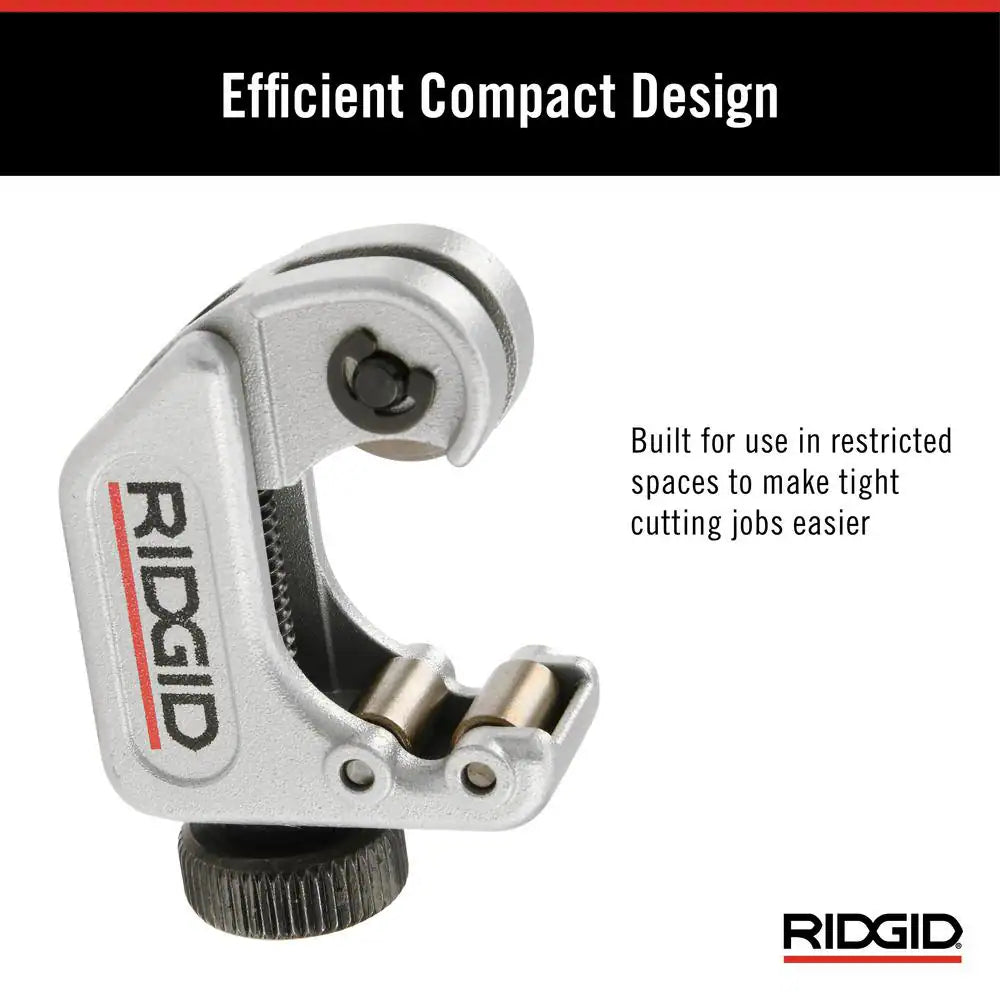 3/16 In. to 15/16 In. 104 Close Quarters Copper, Aluminum, Brass, and Plastic Tubing Cutter, Multi-Use Tubing Tool