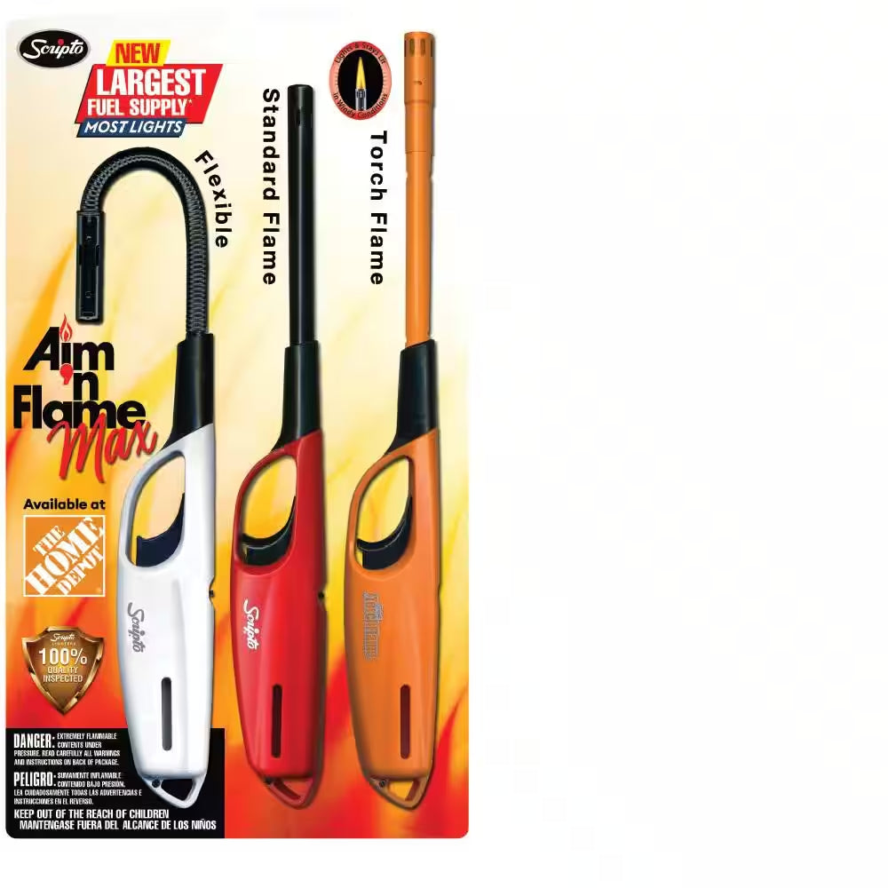 Aim N Flame MAX Utility Lighter (3-Pack)