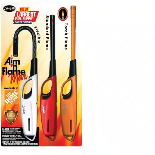 Aim N Flame MAX Utility Lighter (3-Pack)