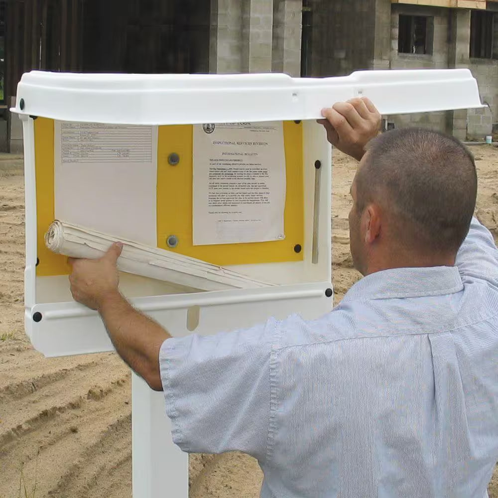 21 In. X 27 In. X 4 In. Outdoor/Indoor Standard Posting Permit Box Unit