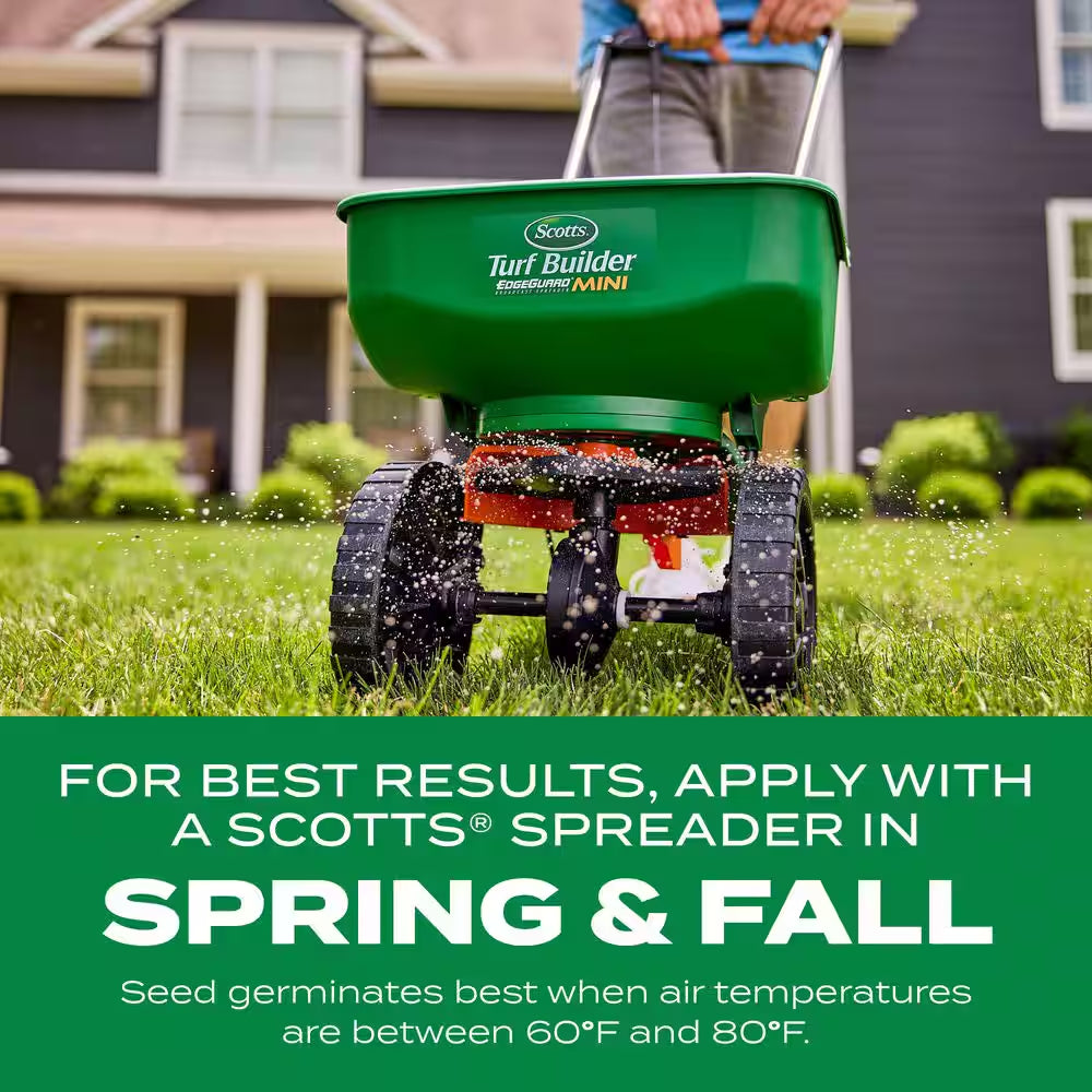 Turf Builder 12 Lbs. 1,200 Sq. Ft. THICK'R LAWN Grass Seed, Fertilizer, and Soil Improver for Sun & Shade