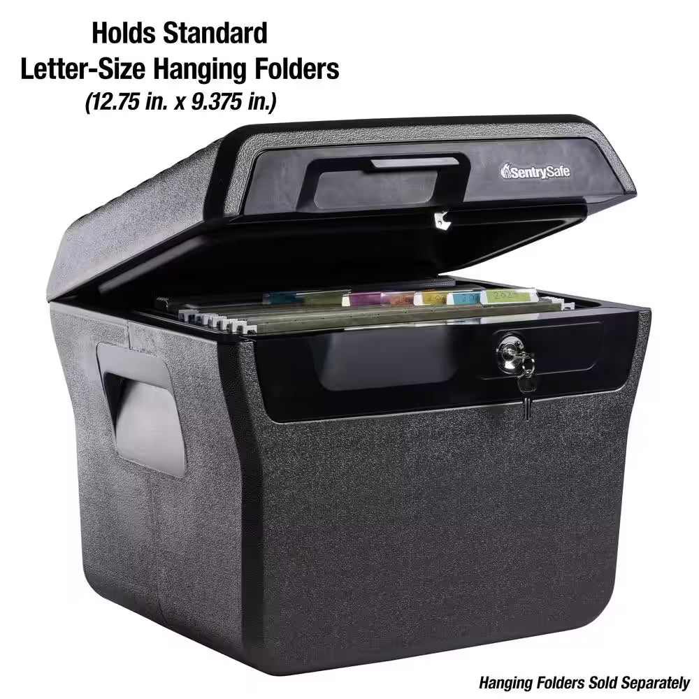 0.66 Cu. Ft. Fireproof & Waterproof Safe File Box