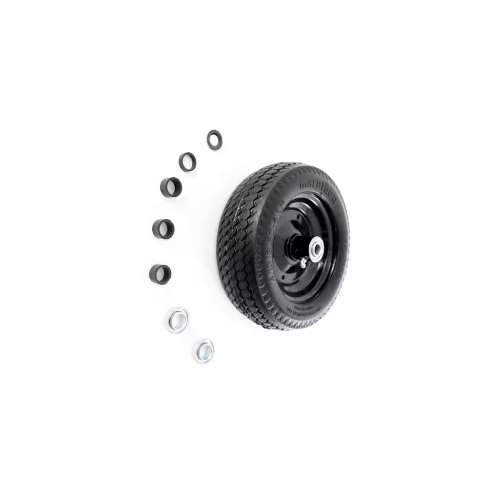 10.5 In. Flat Free Universal Hand Truck Wheel