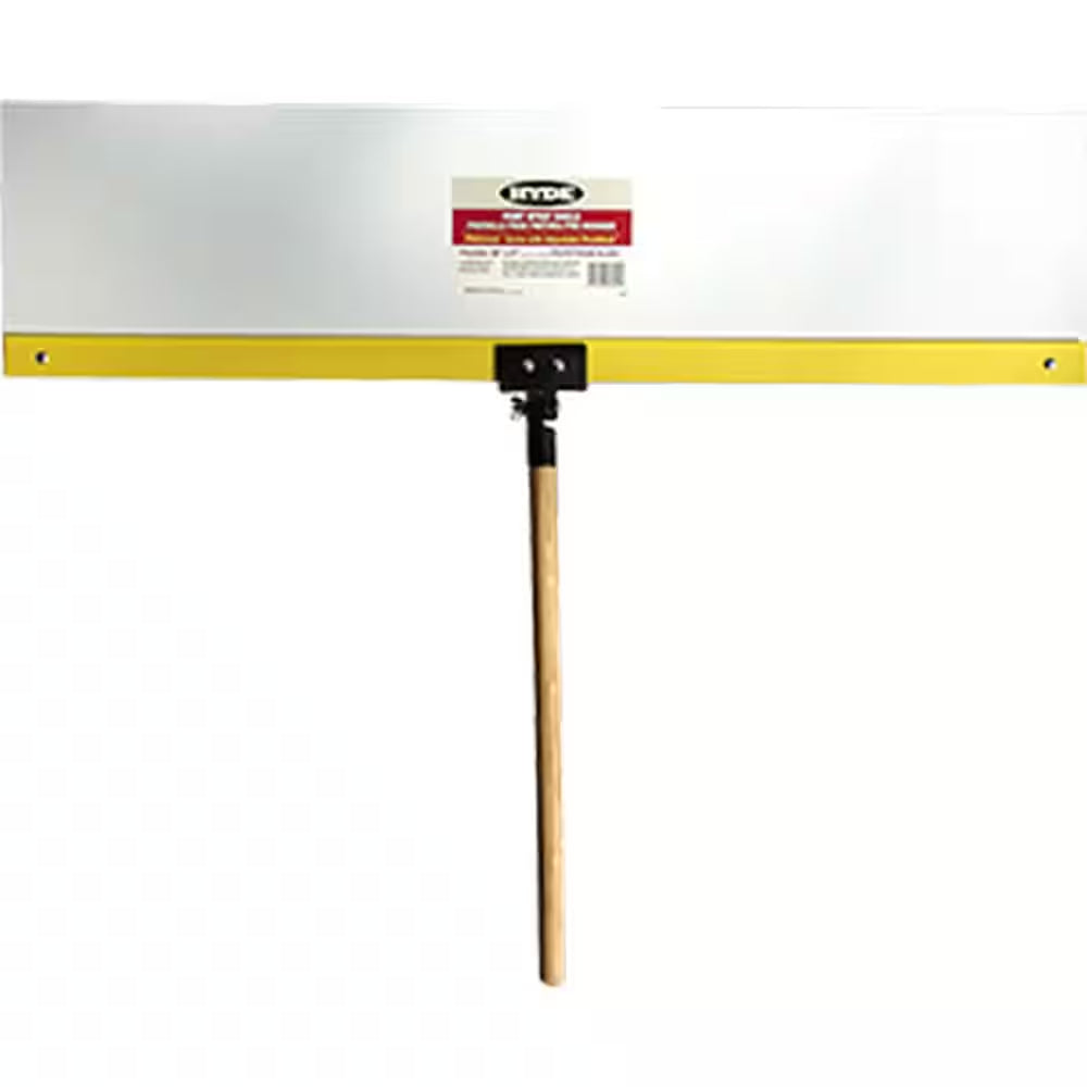 36 In. X 9 In. Hi-Impact Poly Spray Shield with Pivot Neck and 18 In. Handle