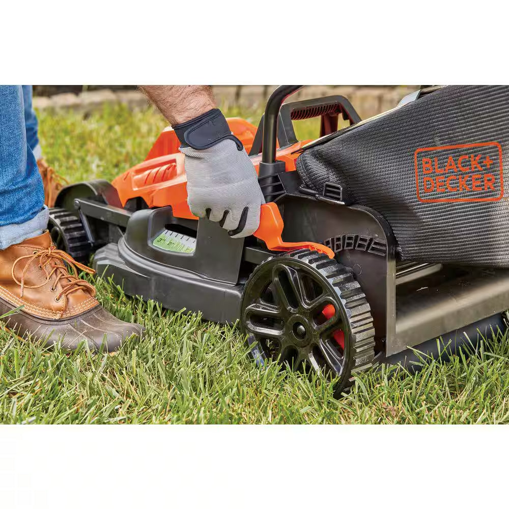 17 In. 12 AMP Corded Electric Walk behind Push Lawn Mower