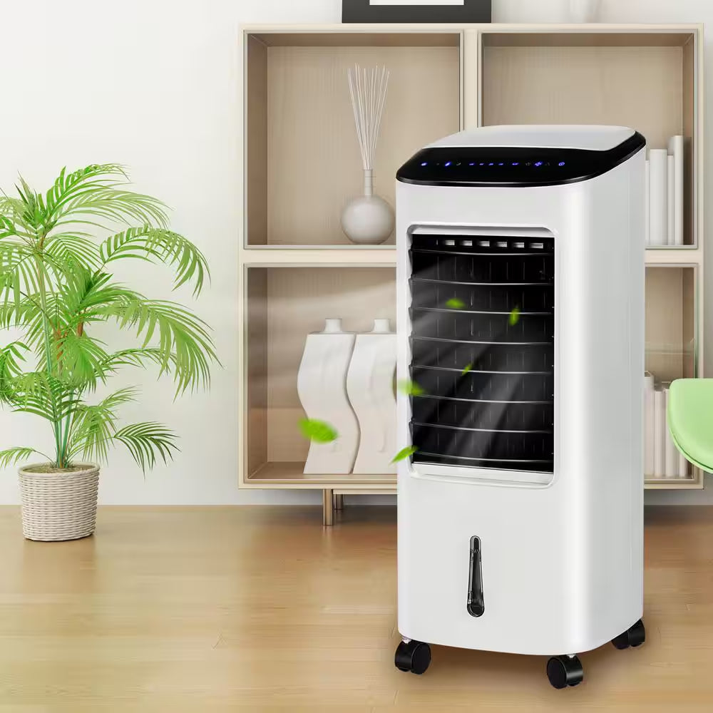 3-In-1 Evaporative Air Cooler Fan Portable Air Conditioner W/ Remote Control 7.5-Hour Timer Home Office