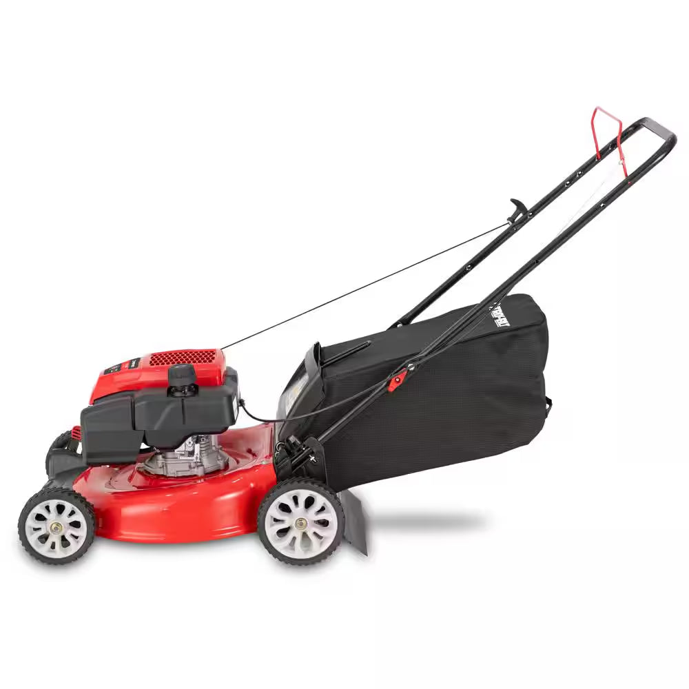 21 In. 163Cc OHV Engine Push 3-In-1 Gas Walk behind Lawn Mower with Tri-Action Cutting System