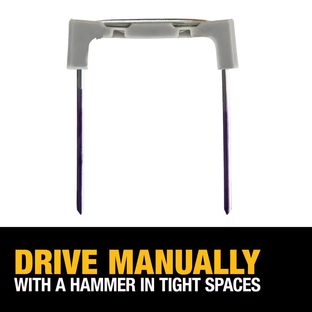 1 In. Insulated Electrical Staples (540 per Box)