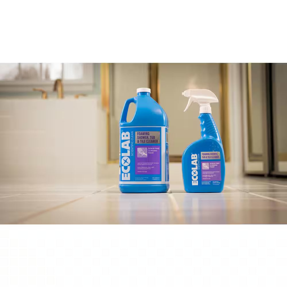 1 Gal. Foaming Shower, Tub and Tile No-Scrub All Purpose Cleaner, for Bathroom, Shower, Vanity and Sink