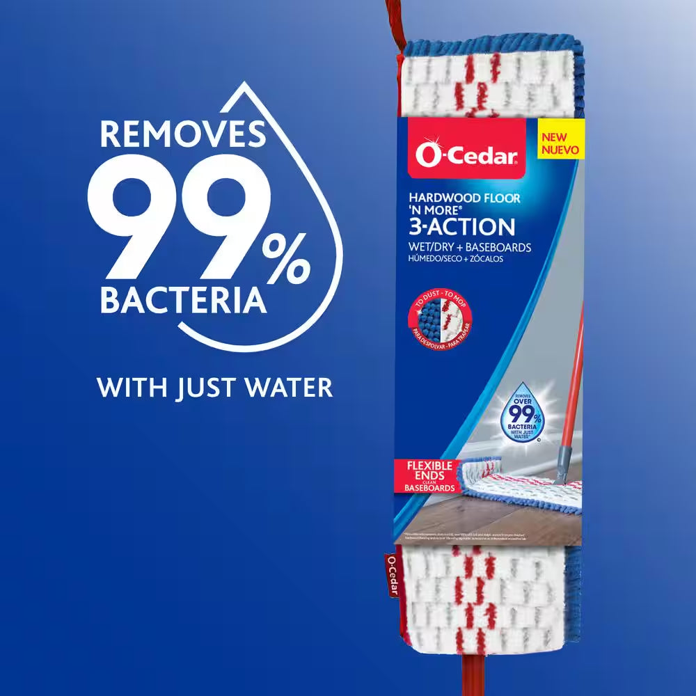 Hardwood Floor 'N More 3-Action Microfiber Mop