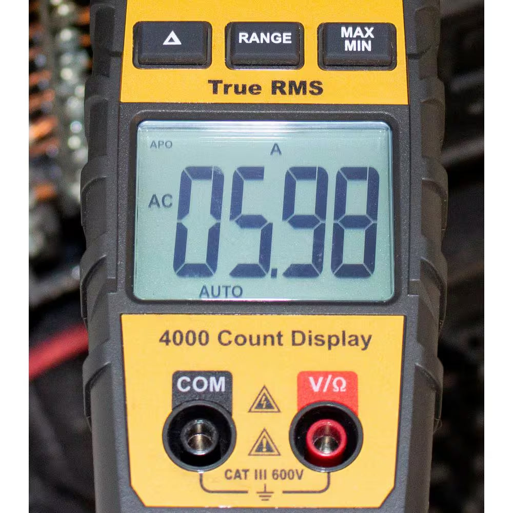 400 Amp AC TRMS Clamp Meter, with NCV and Temp