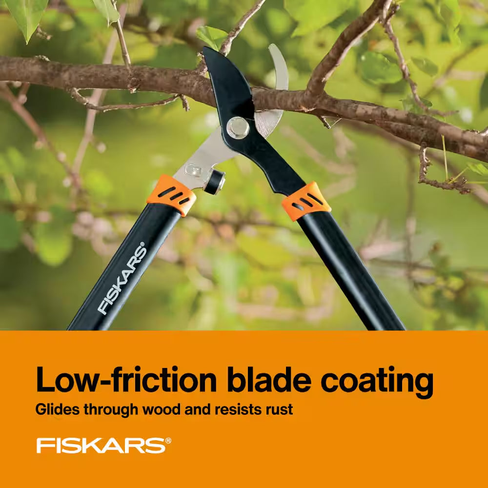 1-1/2 In. Cut Capacity Low-Friction Steel Blade, 28 In. Bypass Lopper with Non-Slip Handles