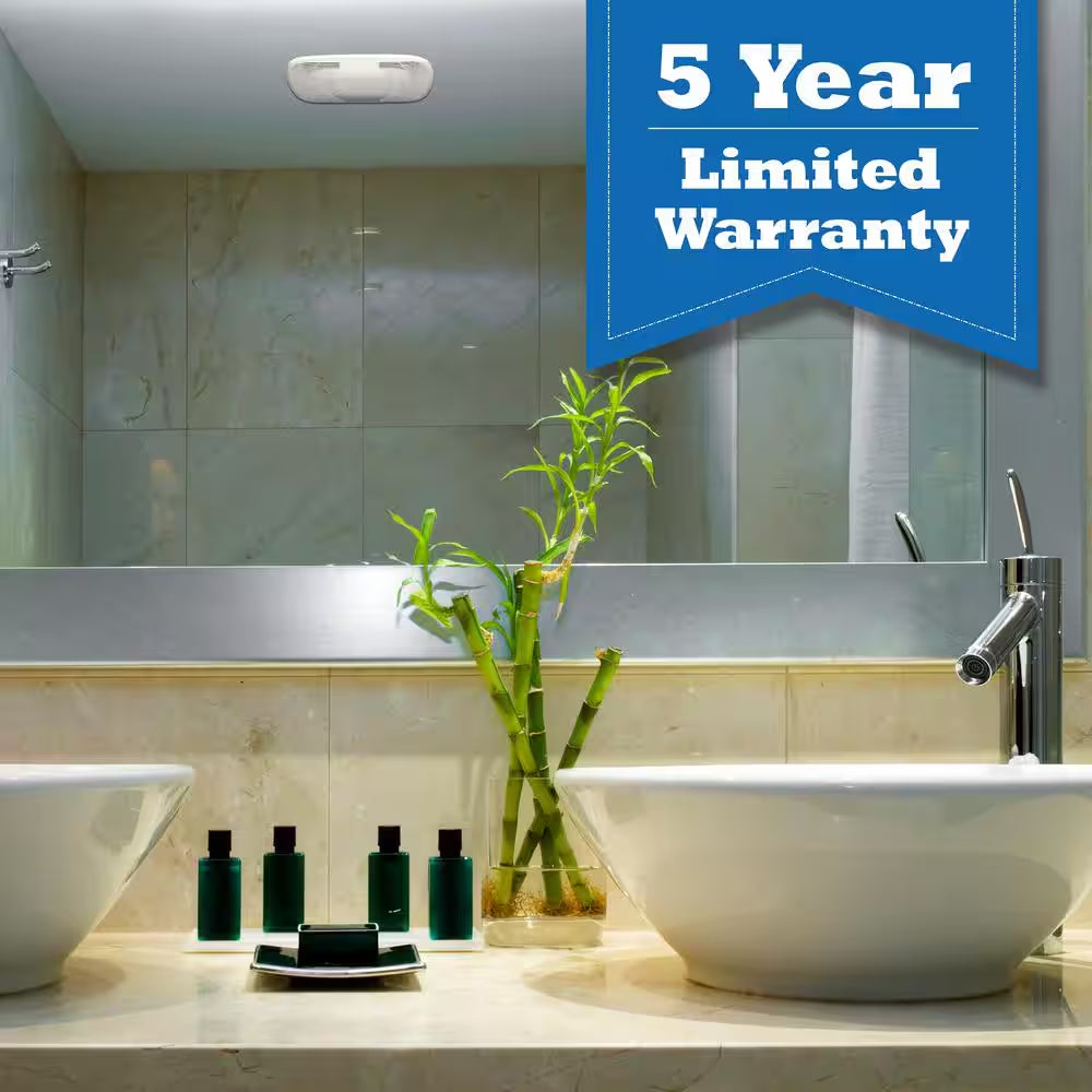 ENERGY STAR Certified Quiet Certified Snap-In Installation 70 CFM Bathroom Exhaust Fan