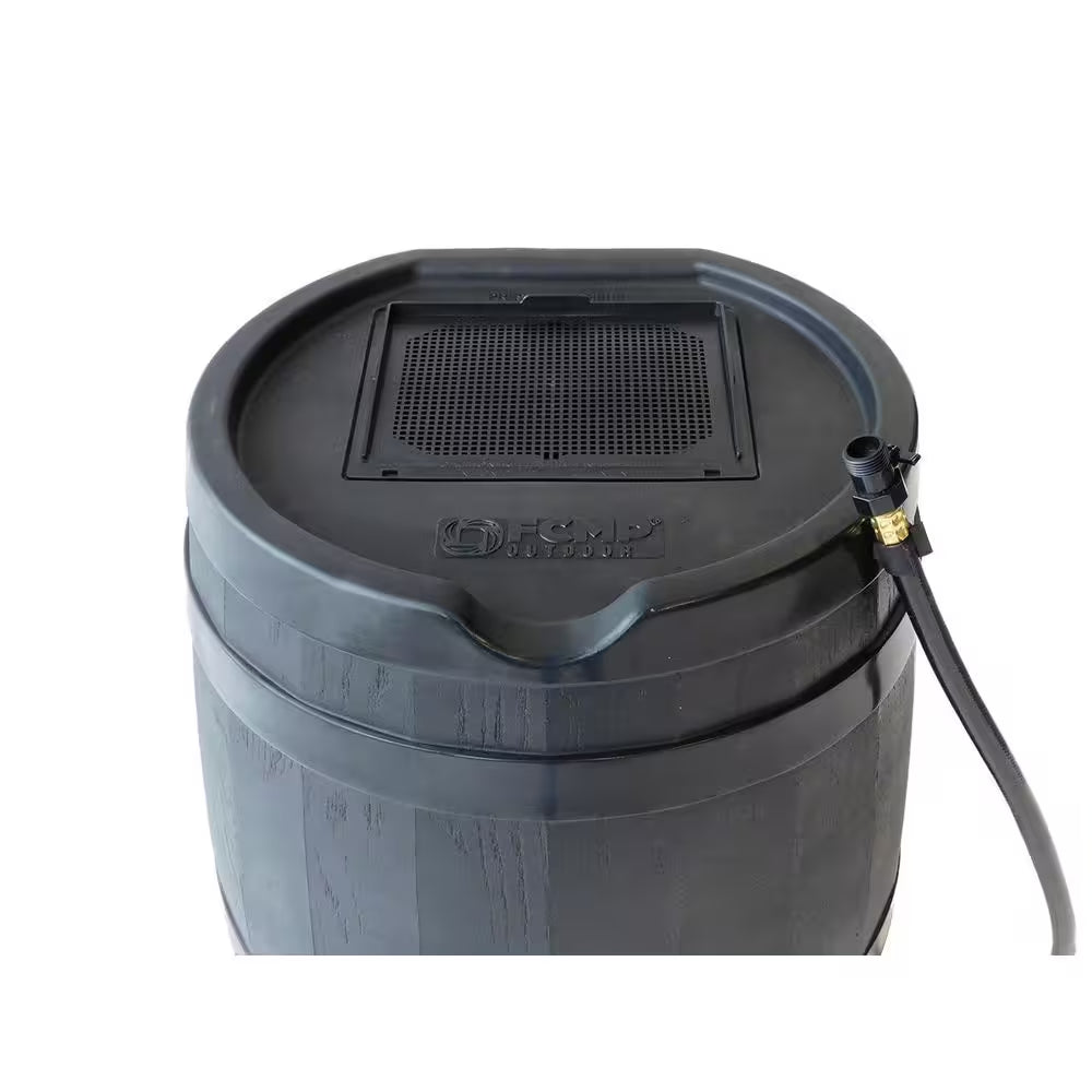 45 Gal. RC45 Rain Barrel, Black
