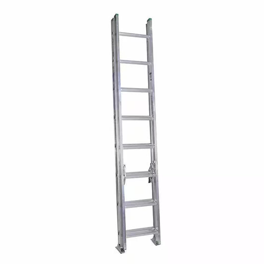 16 Ft. Aluminum Extension Ladder (15 Ft. Reach Height) with 225 Lb. Load Capacity Type II Duty Rating