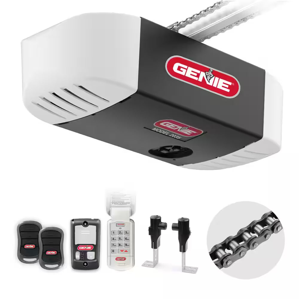 Chain Drive 550 1/2 Hpc Durable Chain Garage Door Opener with Wireless Keypad