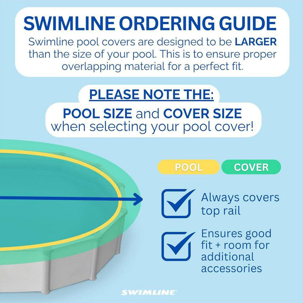 Hydrotools Supreme Guard Winter Cover for 24 Ft. above Ground round Pools