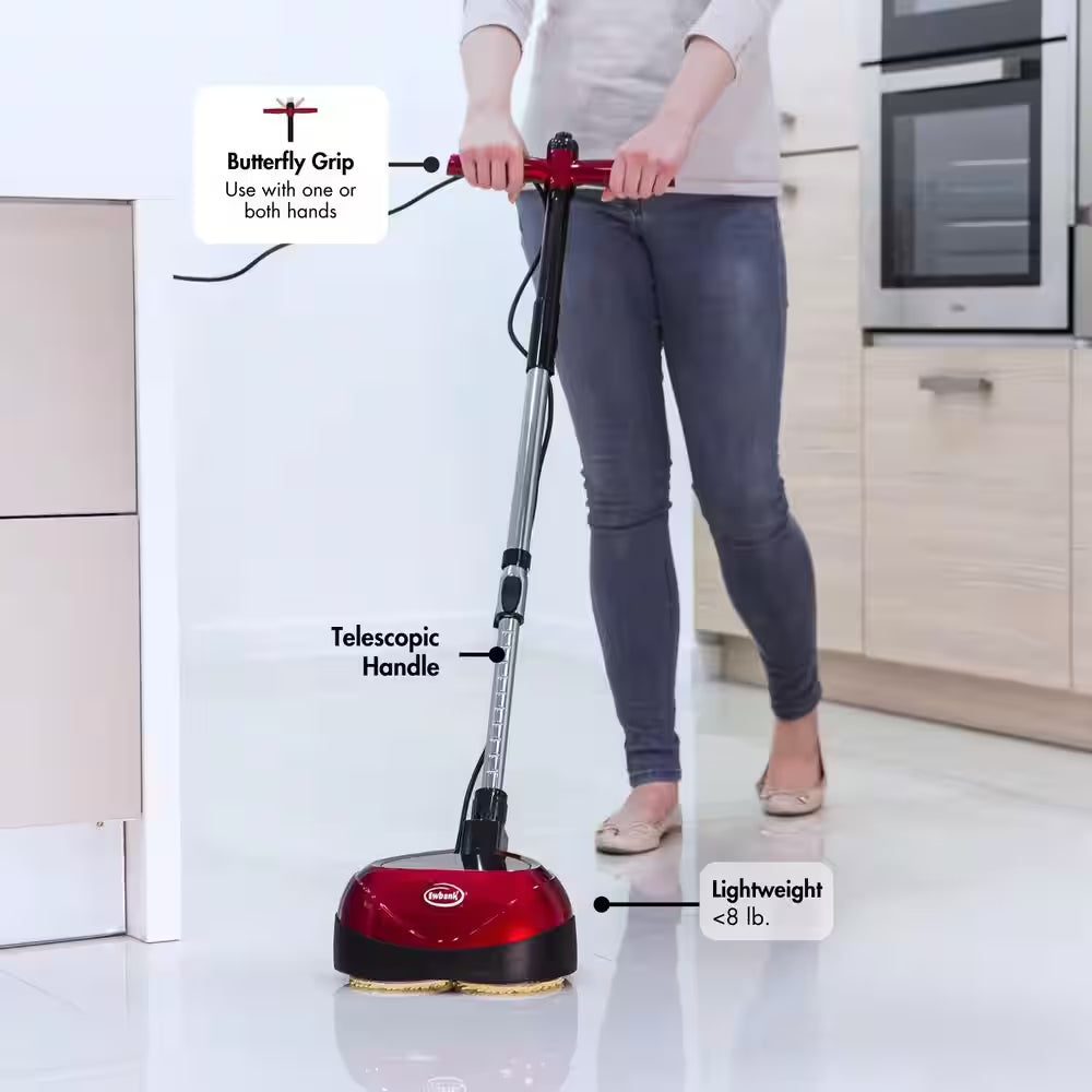 Floor Cleaner, Scrubber, and Polisher, 23 Ft. Cord