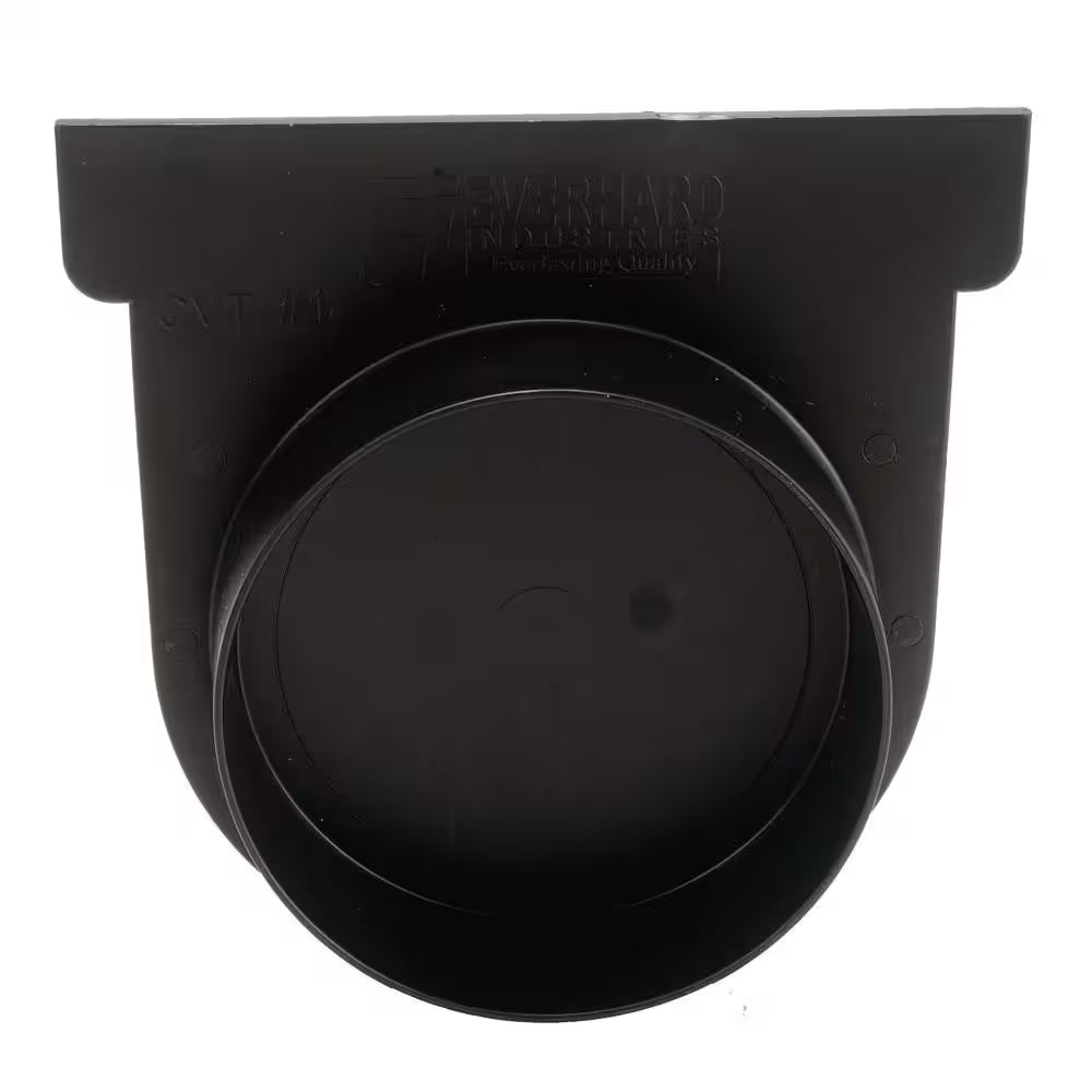 Deep Series 5.4 In. W X 5.4 In. D X 39.4 In. L Trench and Channel Drain Kit with Black Grate (3-Pack : 9.8 Ft)